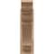 Ekena Millwork 5 1/2-in W x 34-in D x 46-in H Olympic Trad Rough Cedar Woodgrain TimberThane Outlooker, Primed Tan OUTUR055X34X46OLY04RCPR - alternate 3